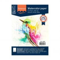 100 PAPIERS AQUARELLES A5-14,8*21 CM - 300 G