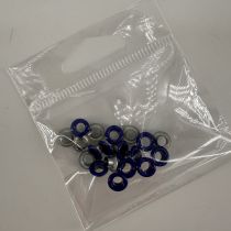 20 OEILLETS 8MM BLEU OUTREMER