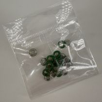 20 OEILLETS 8MM VERT FONCE