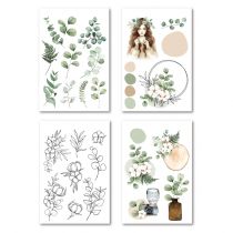 4 Planches Stickers HARMONIE