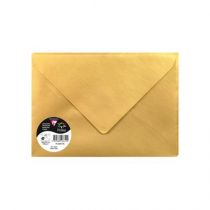 5 enveloppes 162x229 mm 120g or