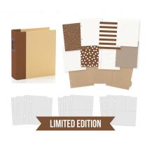 6X8 sn@p! binder - Album Classeur brown