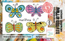 AALL and Create 1041 - A7 Stamp - Mariposa