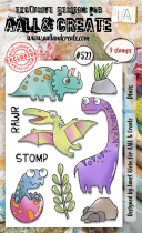 AALL and Create Stamp Set -522 - DINOS