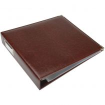 ALBUM FAUX LEATHER 3 RING BINDER 12x12 Cinnamon