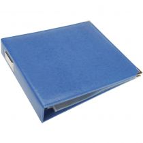 ALBUM FAUX LEATHER 3 RING BINDER 12x12 Country Blue