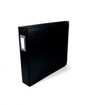 ALBUM FAUX LEATHER 3 RING BINDER 12x12 Noir