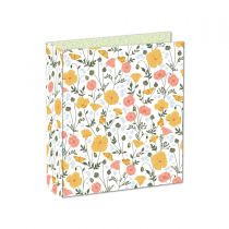 Album papier D-Ring 6\ X8\  coquelicots jaunes