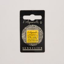 Aquarelle Extra fine Demi Godet Jaune Sennelier Clair S1