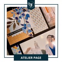 atelier page embossage