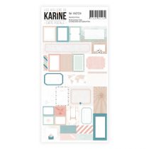 Carte Postale - stickers étiquettes - Les Ateliers de Karine