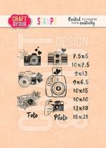 Clear Stamp mini cameras set