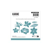 Dies Carte Postale Fleurs exotiques - Les Ateliers de Karine