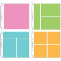 Doodlebug Page Protector Assortment 8\ X8\  12/Pkg