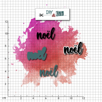 Duo die-tampon clear : Noël - DIY and Cie