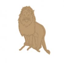 EMBELLISSEMENT BOIS LION