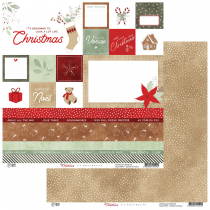 Feuille Merry little christmas 1 - HA PI Little Fox