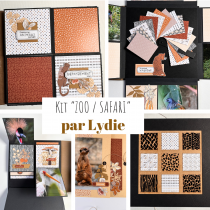 KIT ALBUM ZOO / SAFARI PAR LYDIE