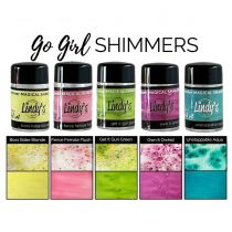 Lindy\'s Stamp Gang Magical Shaker 2.0 Set 5/Pkg Go Girl Shimmers