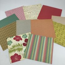 LOT DE 11 PAPIERS 15*15CM