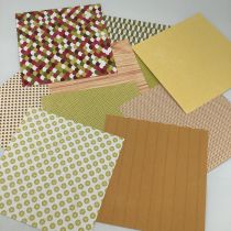 LOT DE 11 PAPIERS 15*15CM