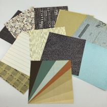 LOT DE 11 PAPIERS 15*15CM