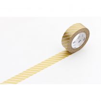 MASKING TAPE Motif rayé or / stripe gold