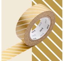 MASKING TAPE Motif rayé or / stripe gold