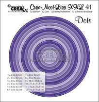 Matrice de coupe XXL cercles avec points