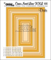 Matrice de coupe XXL rectangles avec pointillés