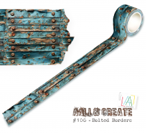 MT-106 - Masking Tape - Bolted Borders - AALL and Create