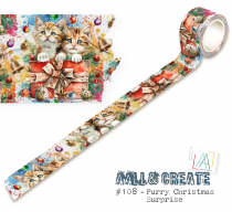 MT-108 - Masking Tape - Purry Christmas Surprise - AALL and Create