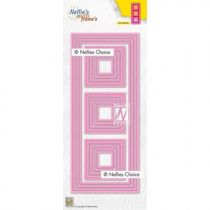 Nellie Snellen Multi Frame Dies Continue Slimlines- Squares