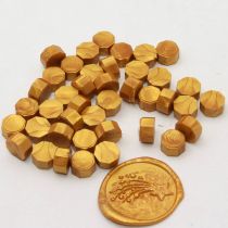 Pastilles de cire : Doré nacré