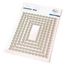 Pinkfresh Studio Essentials Die Set Nested Rectangles Postage Edge