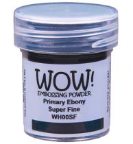 poudre à embosser Wow - 15ml - Primary ebony super fine