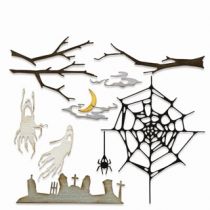 Sizzix Thinlits 11 Dies By Tim Holtz Vault Fright Night