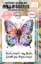 Tampon Clear - 1171 - Floral Flyer - AALL and Create