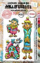 Tampon Clear - 1213 - Sweet Sheep Family - AALL and Create