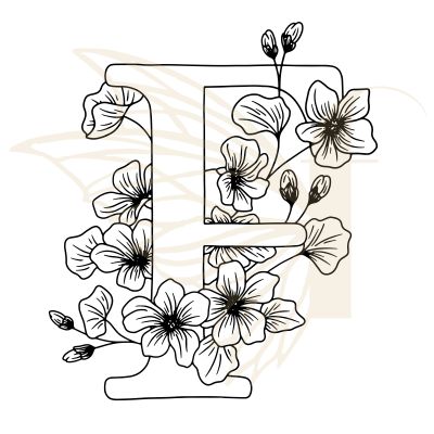 fdstnm172-tampon-non-monte-lettre-florale-V Fée du scrap
