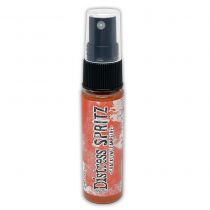 Tim Holtz Distress Spritz 1oz Bottle orange Crackling Campfire